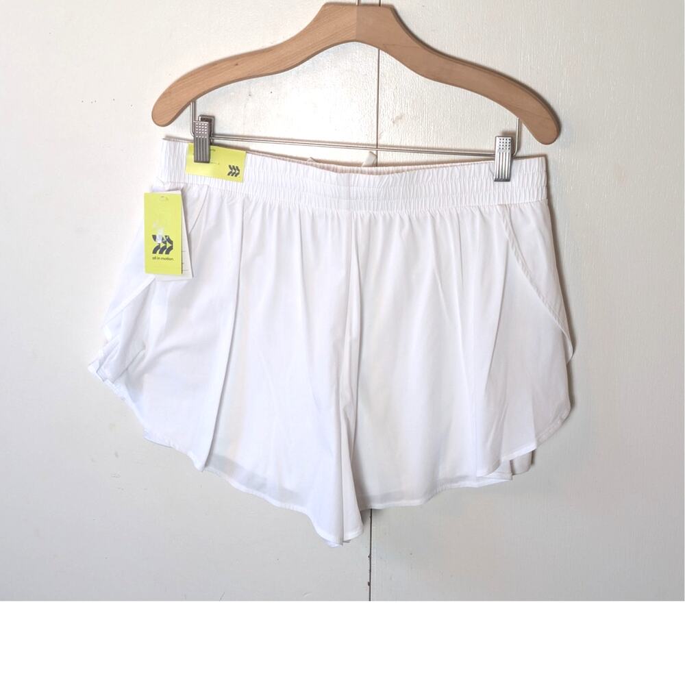 All In Motion White Athletic Shorts Large - Picture 4 of 14